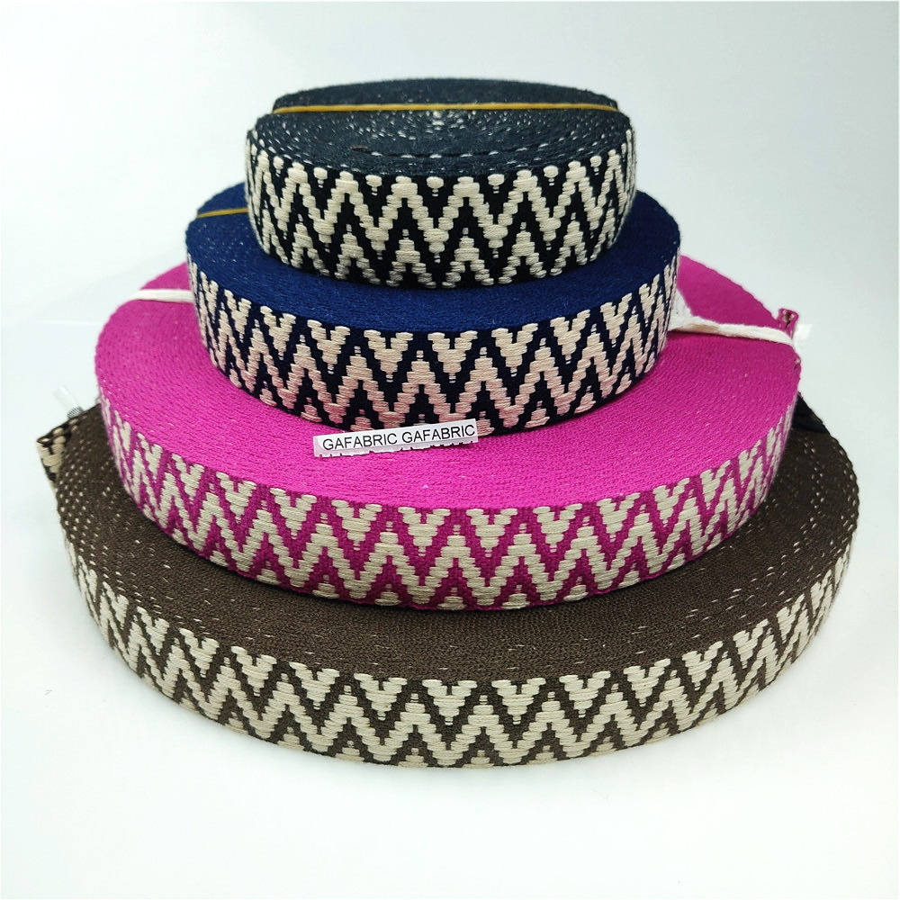 Sewing Thread In Textile - Anyaman Katun Lembut 30MM Gelombang Lebar