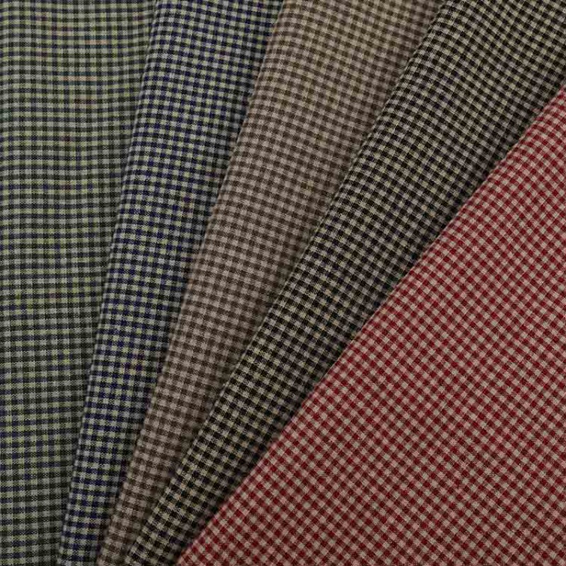 Kain Katun Murni Vintage Plaid - Vintage Sewing Textile ulasan dan harga