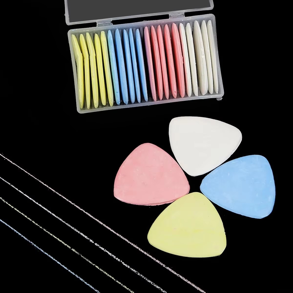 10-30 Buah Bubuk Goresan Putih - Sewing Gauge Ruler ulasan dan harga